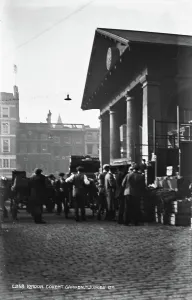Gathered Prints: Busy Market Scene at Covent Garden