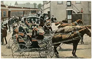 Digby Prints: Busy station scene, Digby, Nova Scotia, Canada