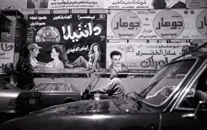 Images Dated 3rd September 2015: Busy street in Cairo, Egypt. Date: 1980s