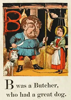 Butcher & Customer 1867
