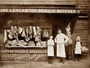 Butchers Prints: Butchers shop