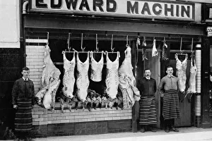 Displaying Prints: Butchers shop in Henley-on-Thames