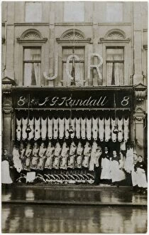 Signage Collection: Butchers Shop of J G Randall of Muswell Hill Road, London