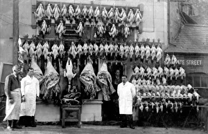 Images Dated 10th February 2012: Butchers shop, Walton-on-the-Naze, Essex