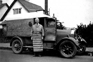 Images Dated 3rd April 2012: Butchers van, Walton-on-the-Naze, Essex