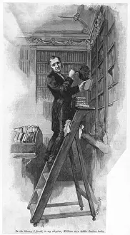 Dusting Prints: Butler Dusting Books