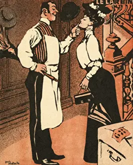 Inspects Prints: Butler & New Maid