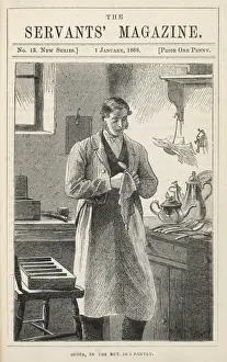 House Work Prints: Butler in his Pantry