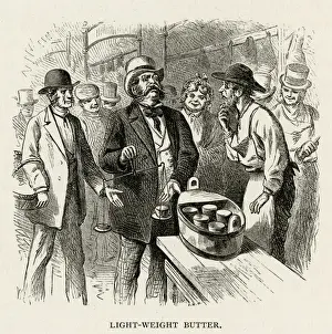 Discovers Prints: Butter Market / USA