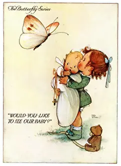 Attwell Prints: The Butterfly Series - Would You Like to See Our Baby?