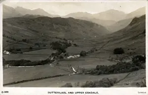 Eskdale Prints: Butterilkel Farmhouse, Upper Eskdale, Cumbria
