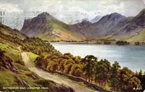Crag Prints: Buttermere Lake & Honister Crag, Cockermouth, Cumbria