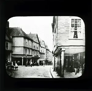 Totnes Prints: Butterwalk - High Street, Totnes, Devon
