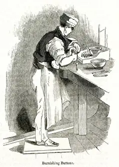 Button Making, Elliotts Factory, Birmingham 1844