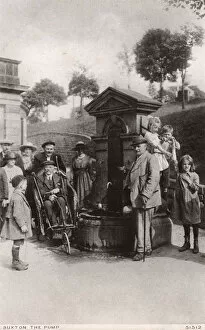Invalid Gallery: Buxton, Derbyshire - Taking the waters from The Pump