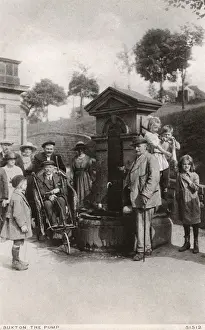Invalid Prints: Buxton, Derbyshire - Taking the waters from The Pump