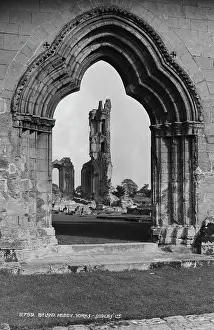 Byland Prints: Byland Abbey Ruins