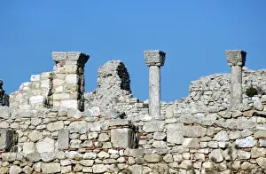 Byllis Archeological Site. Cathedral. IV century A. C. Republ