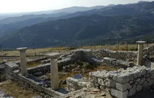 Byllis Archeological Site. Cathedral. IV century A. C. Republ