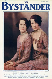 Peter Collection: Bystander cover 1929 - the Ruthven Twins