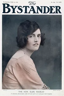 Images Dated 20th November 2019: Bystander cover - Elsie Mackay (Poppy Wyndham)