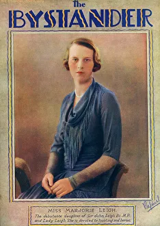 Jan17 Collection: Bystander front cover featuring Miss Marjorie Leigh