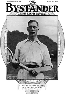 Bertie Prints: Bystander cover, a royal tennis player