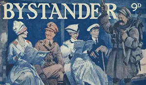 Masthead Prints: Bystander masthead featuring Old Bill by Bruce Bairnsfather