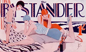 The Bystander masthead by Laurie Taylor, 1930