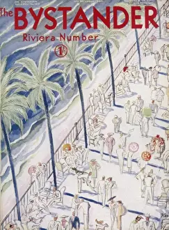 Riviera Prints: The Bystander Riviera Number front cover, 1934