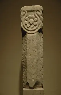 Capitals Prints: Byzantine art. Column capitals decorated with marble relief