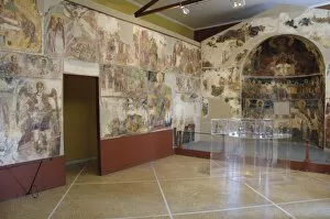 Images Dated 12th June 2007: Byzantine Art. Greece. Frescoes from the Monastery of St. An