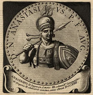 Images Dated 8th October 2019: Byzantine Emperor Anastasius