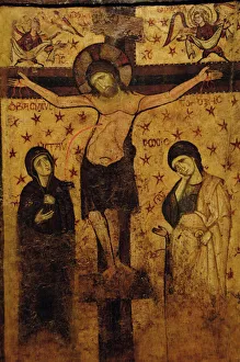 Images Dated 29th May 2007: Byzantine icon. Crucifixion. 9th-13th century. Byzantine Mus