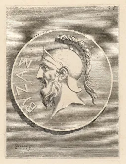 17th Century Prints: Byzas, legendary founder of Byzantium