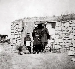 c. 1855 Crimea Crimean War (Roger Fenton) - British officers