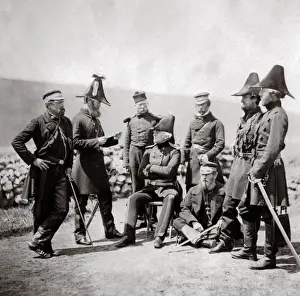 c. 1855 Crimea Crimean War (Roger Fenton) - British officers