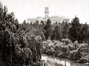 c. 1880s Australia Melbourne - public park general hospital