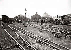 c. 1880s Australia - the train station Sydney