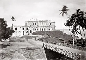 c. 1880s - Ceylon hotel on headland at Mount Lavinia