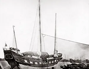 c. 1880s China - Chinese junk