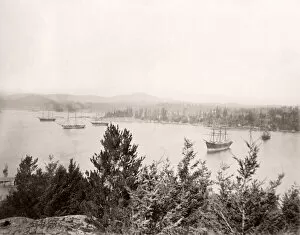 North West Collection: c. 1880s Cole Island, Magazine Island, Esquimalt, BC Canada