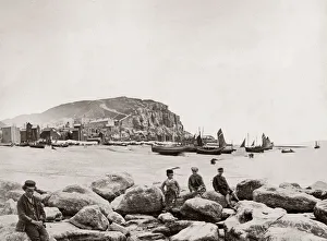 c. 1880s England Hastings on the south coast