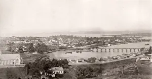 Territory Prints: c. 1880s harbour and city of Victoria, British Columbia, Canada