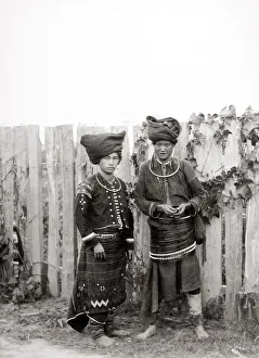 c. 1880s India Burma - Kachin women