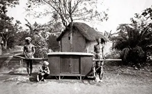 c. 1880s India carrying chair or palanquin