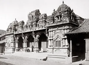 c. 1880s India - Hindu temple Ceylon Sri Lanka