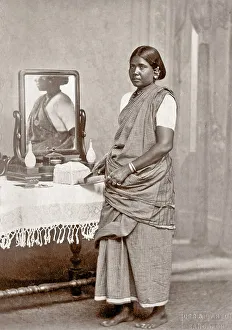 c. 1880s India - Indian servant - house maid