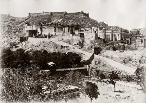 Perdestrian Prints: c. 1880s India Umber Amber - the old city palace