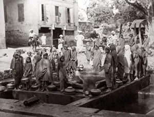 c. 1880s India - women washing clothes